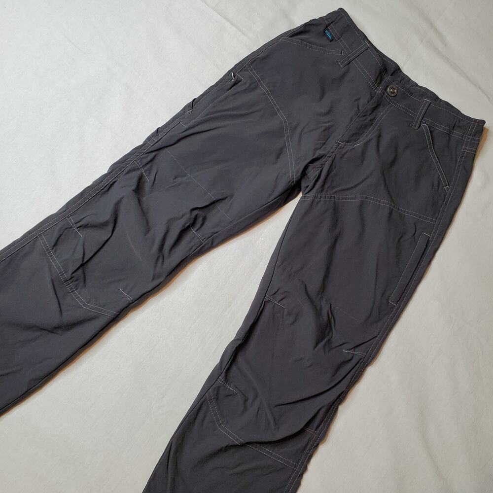 Kuhl Boys Size L Renegade Hiking Pants Charcoal Gray 5522